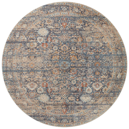 Angela Rose x Loloi Blake  Navy Multi Transitional