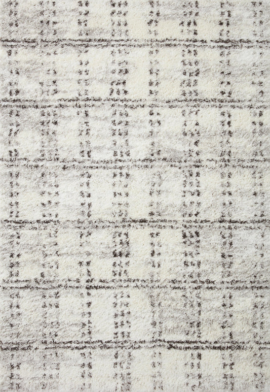 Loloi II Bliss Shag  Cream Grey Shag