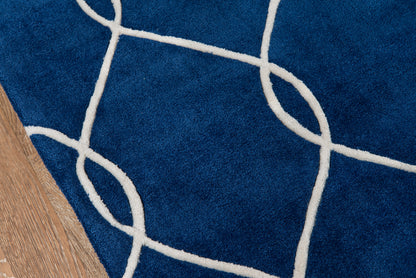 Momeni Bliss  Navy  Contemporary