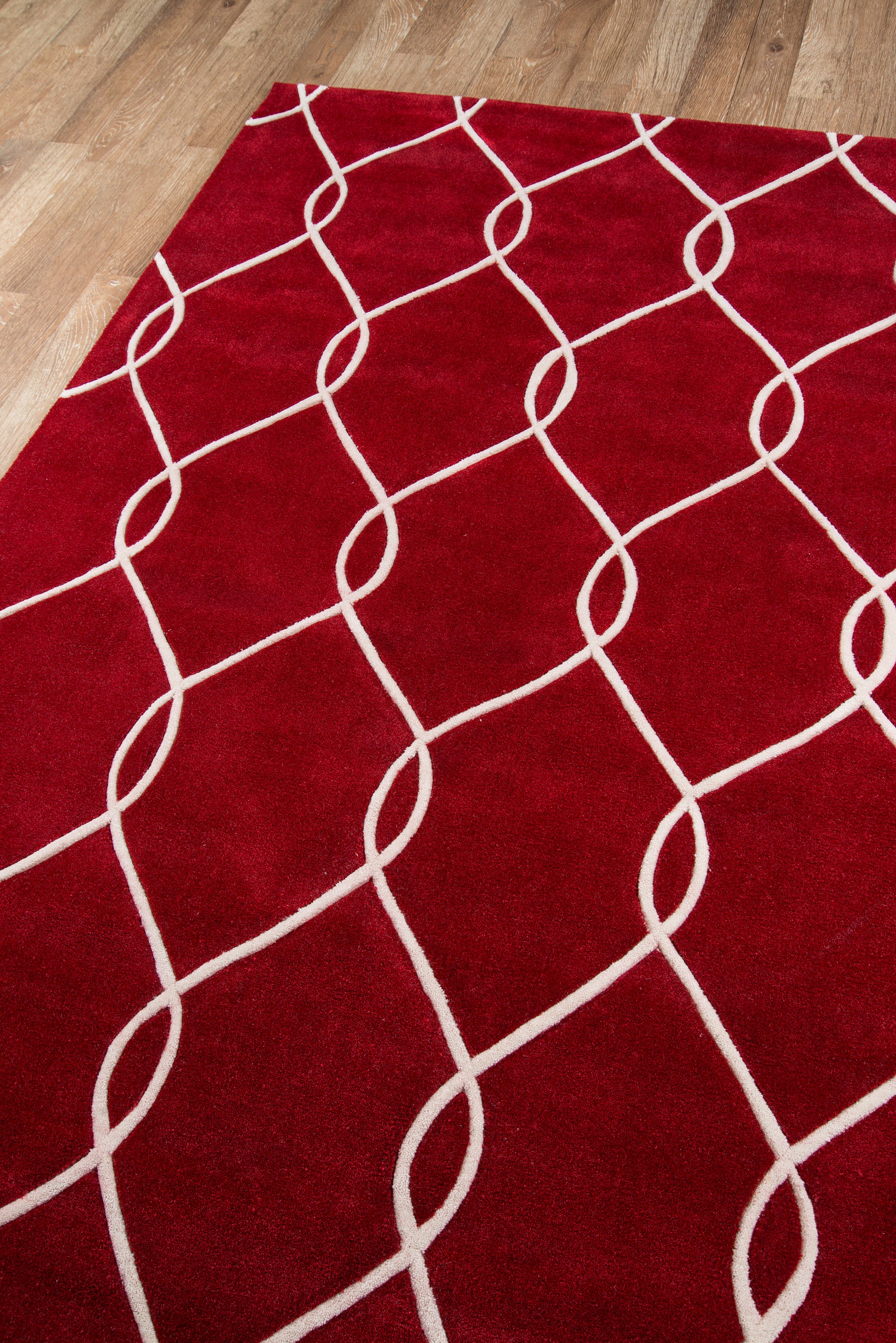 Momeni Bliss  Red  Contemporary