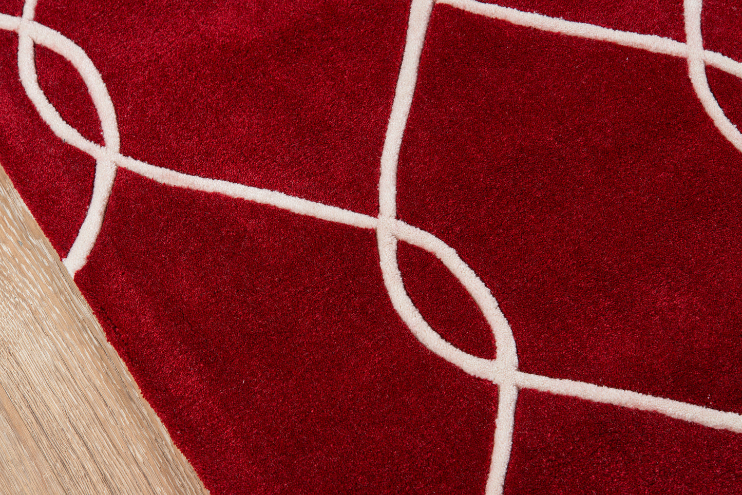 Momeni Bliss  Red  Contemporary