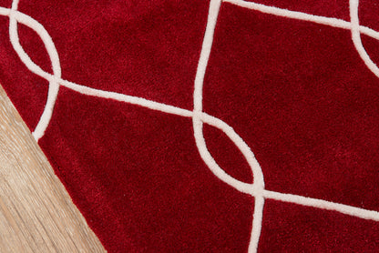 Momeni Bliss  Red  Contemporary