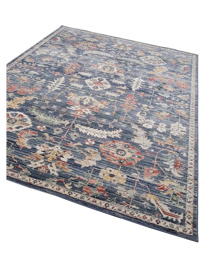 Artisan Bellisimo Blue Blue Traditional Machinemade Rug - Rugs - Artisan - Atlanta Designer Rugs