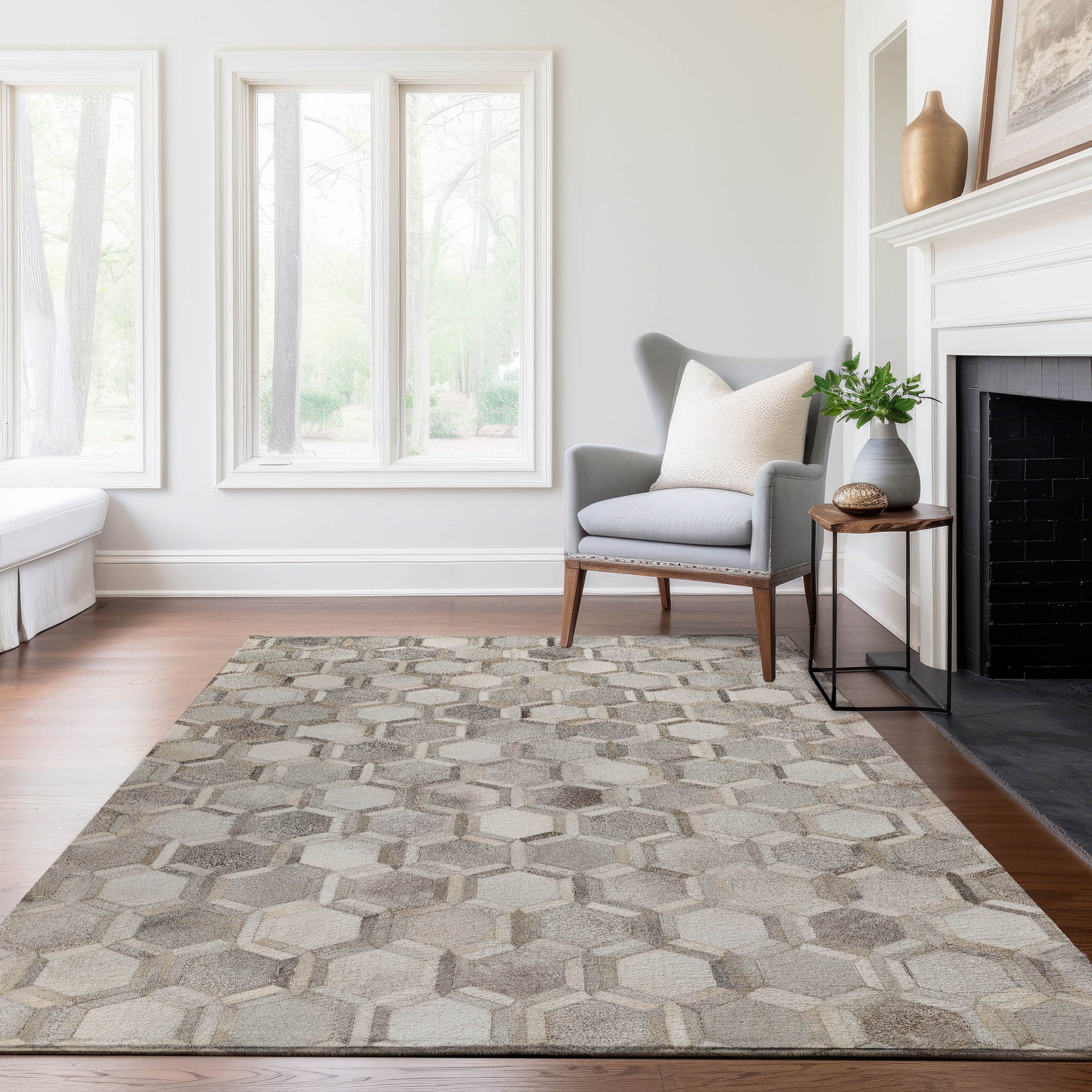 Dalyn Rugs Bozeman  Gray  Lodge