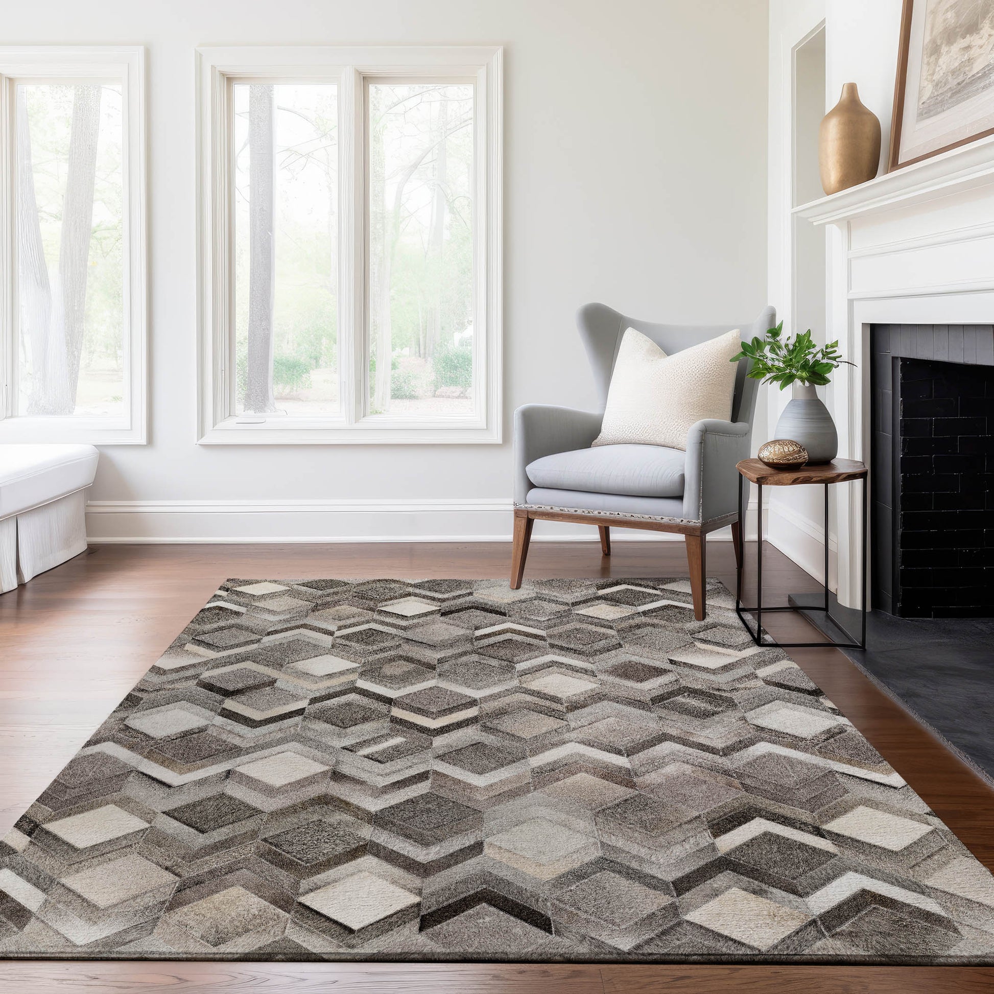 Dalyn Rugs Bozeman  Gray  Lodge
