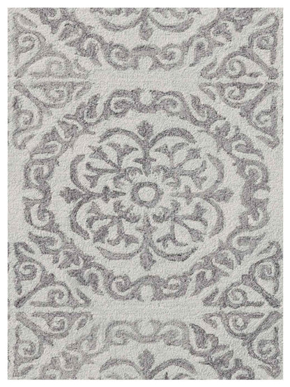 Limited BOWEN BO - 622 WHITE IVORY Transitional Tufted Rug - Rugs - Limited - Atlanta Designer Rugs