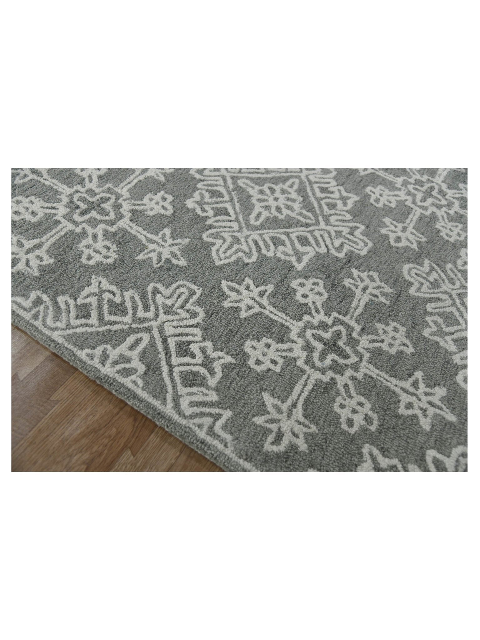 Limited BOWEN BO - 633 SHALE GRAY Transitional Tufted Rug - Rugs - Limited - Atlanta Designer Rugs