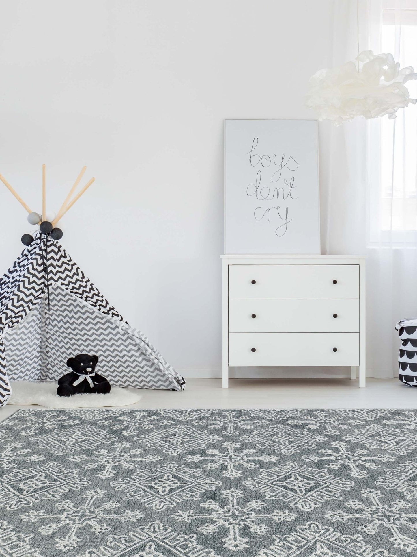 Limited BOWEN BO - 636 GRAPHITE Transitional Tufted Rug - Rugs - Limited - Atlanta Designer Rugs