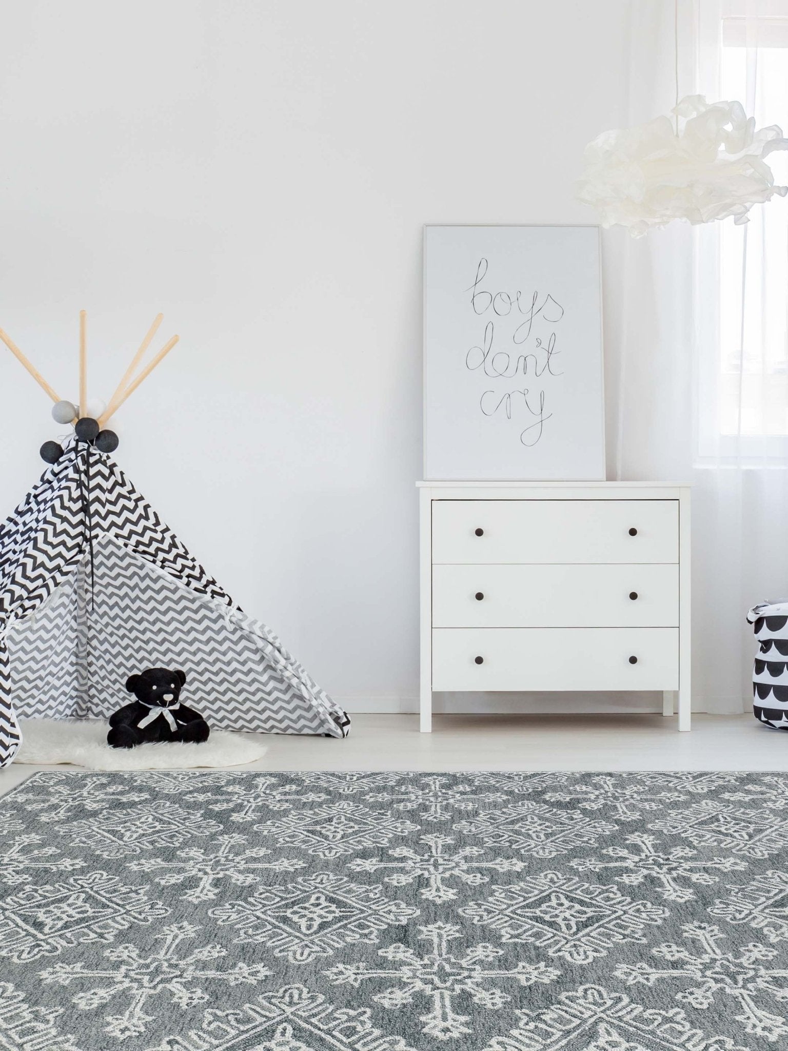 Limited BOWEN BO - 636 GRAPHITE Transitional Tufted Rug - Rugs - Limited - Atlanta Designer Rugs