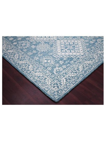 Limited BOWEN BO - 664 TEAL BLAZE Traditional Tufted Rug - Rugs - Limited - Atlanta Designer Rugs