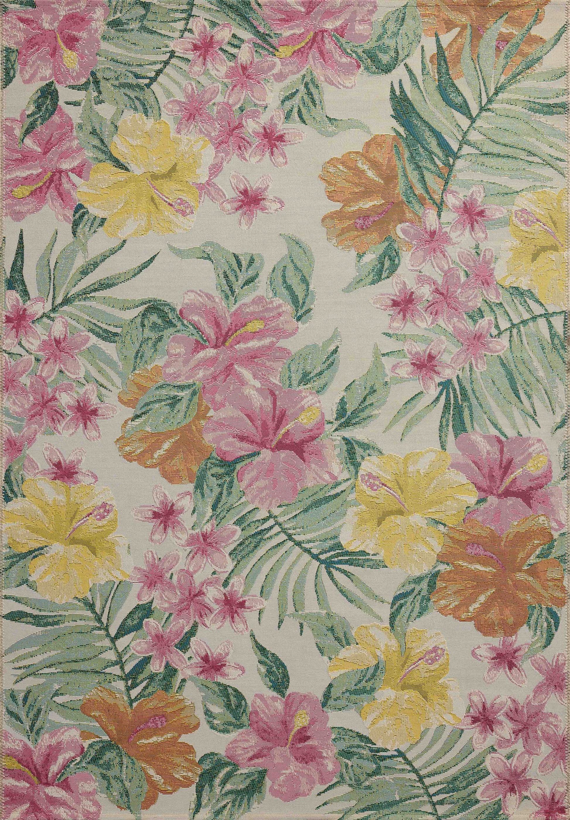 Loloi Botanical  Ivory Sunrise Indoor/Outdoor