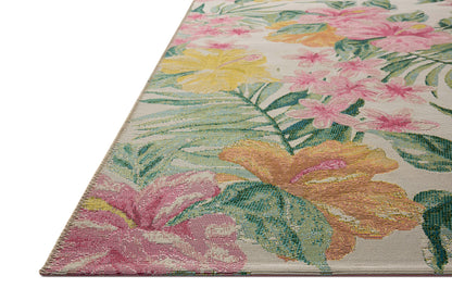 Loloi Botanical  Ivory Sunrise Indoor/Outdoor