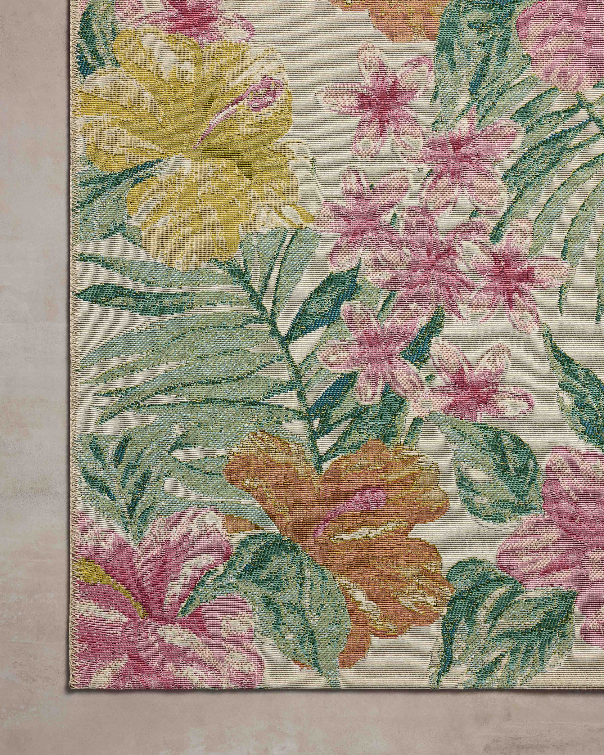 Loloi Botanical  Ivory Sunrise Indoor/Outdoor