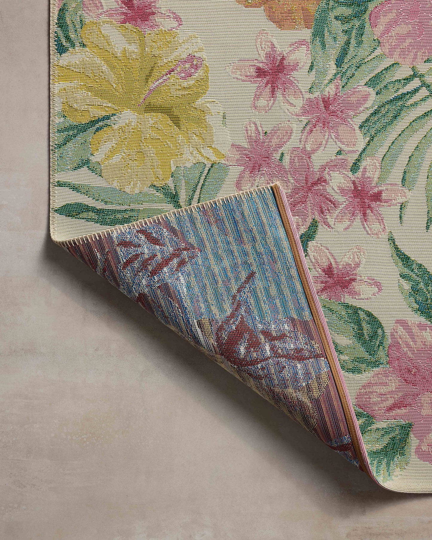 Loloi Botanical  Ivory Sunrise Indoor/Outdoor