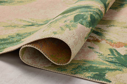 Loloi Botanical  Clay Green Indoor/Outdoor