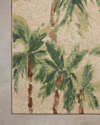 Loloi Botanical  Clay Green Indoor/Outdoor