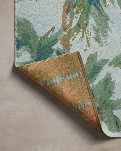 Loloi II Botanical  Sky Green Indoor/Outdoor