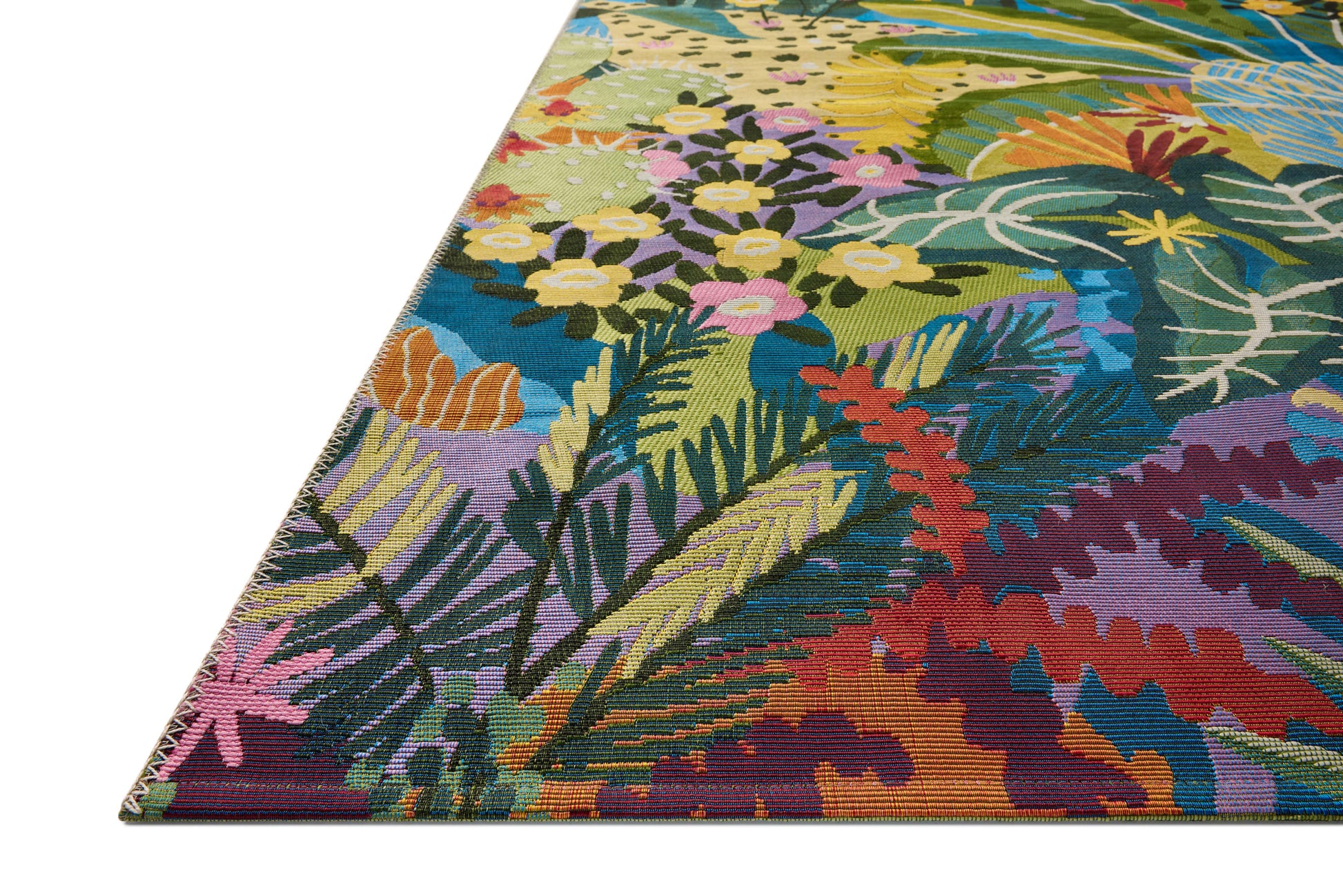 Loloi Botanical  Multi  Indoor/Outdoor