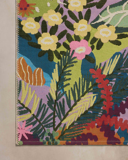 Loloi Botanical  Multi  Indoor/Outdoor