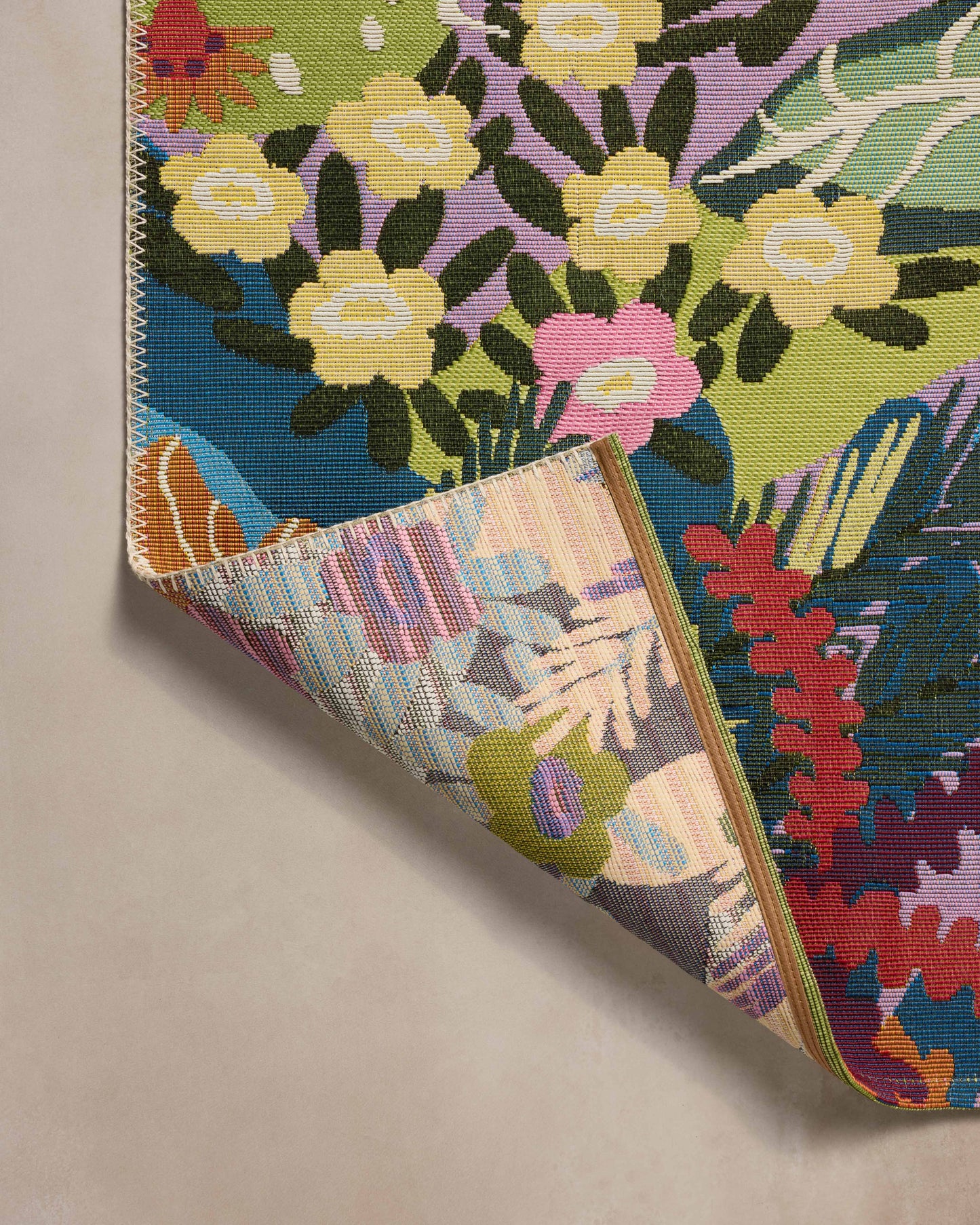 Loloi Botanical  Multi  Indoor/Outdoor