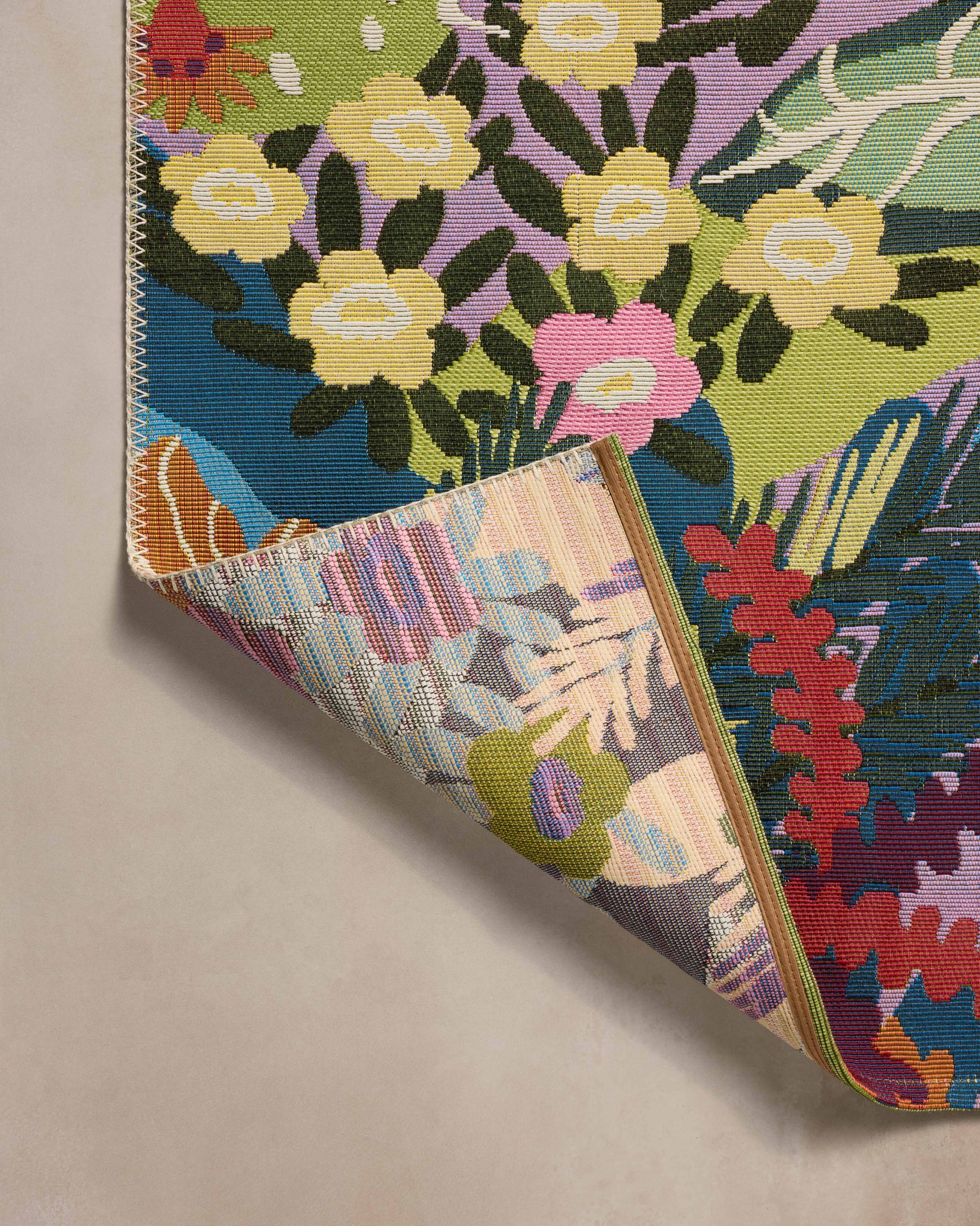 Loloi Botanical  Multi  Indoor/Outdoor