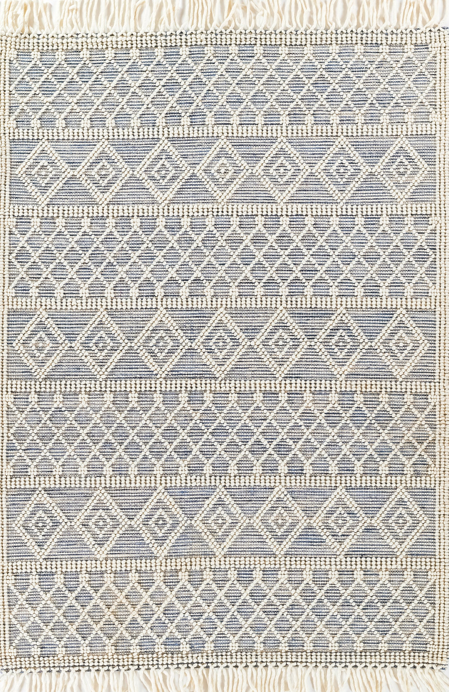 Momeni Boulder  Blue  Contemporary