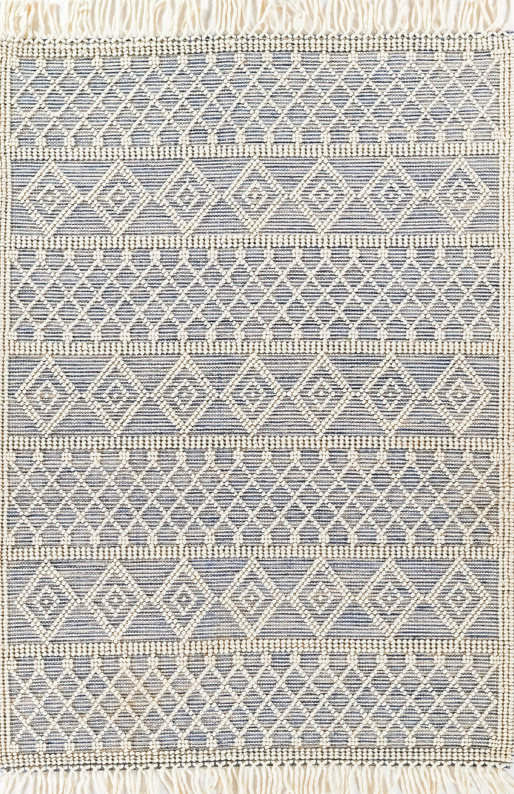 Momeni Boulder  Blue  Contemporary