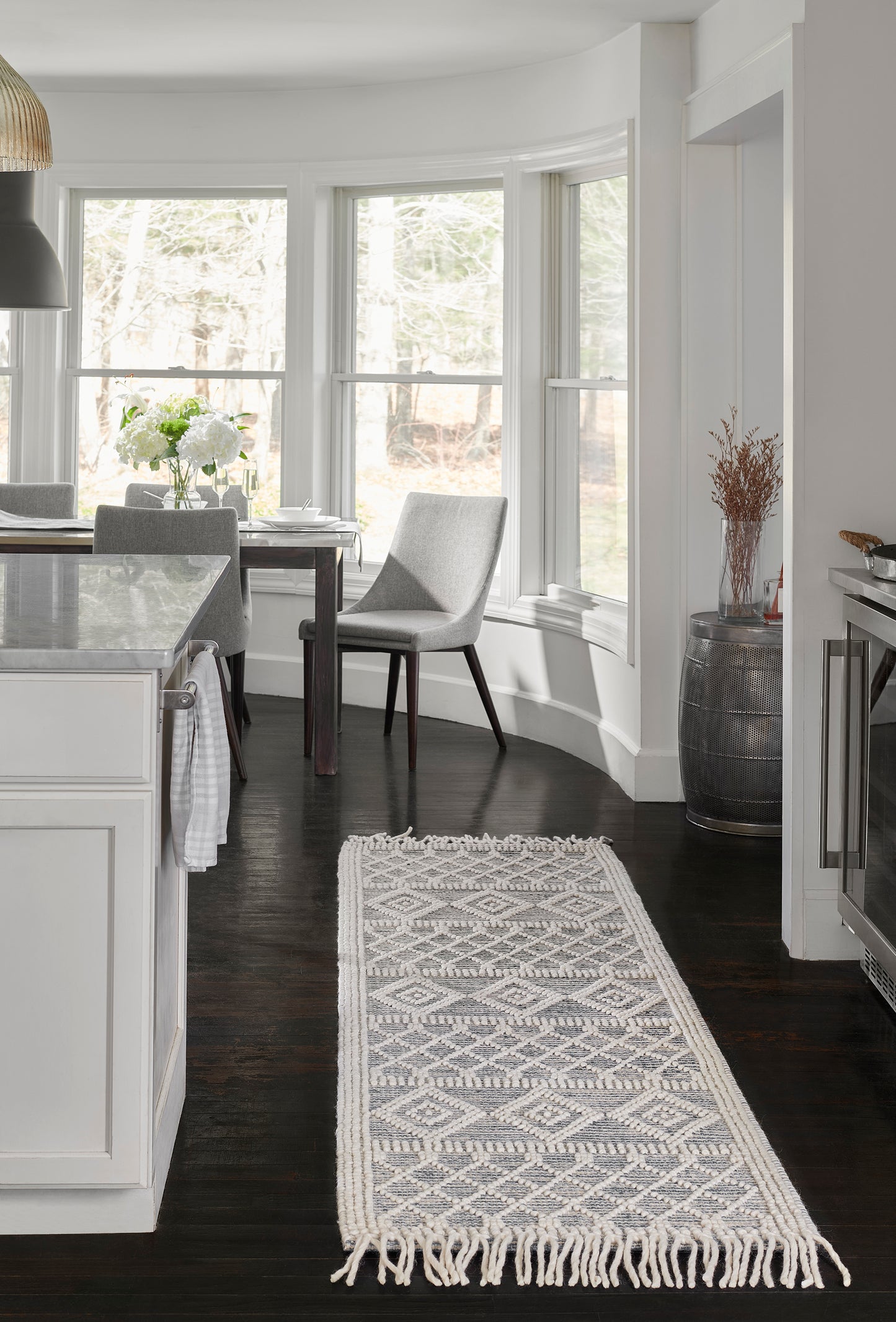 Momeni Boulder  Blue  Contemporary