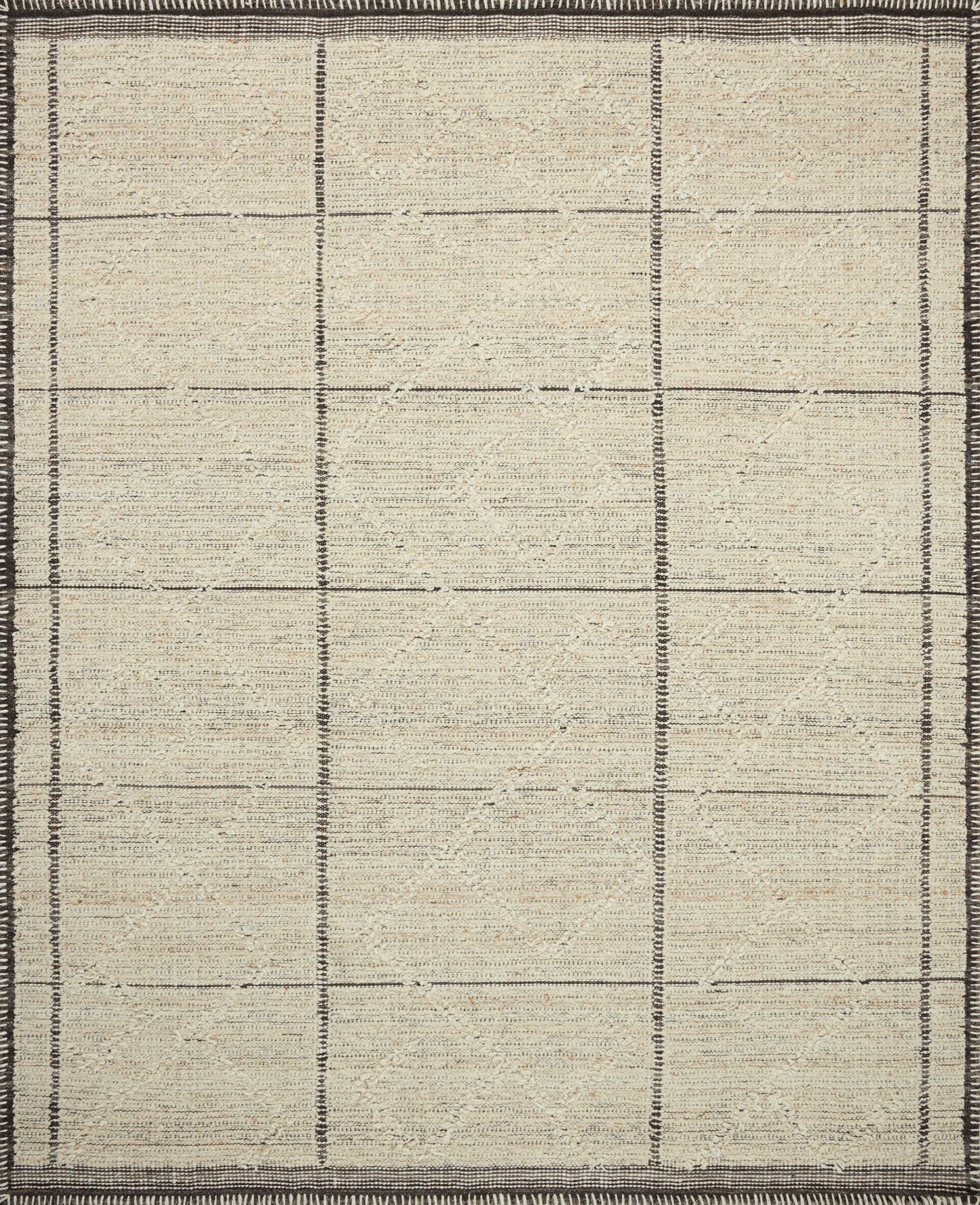 Amber Lewis x Loloi Bowie  Ivory Mocha Transitional