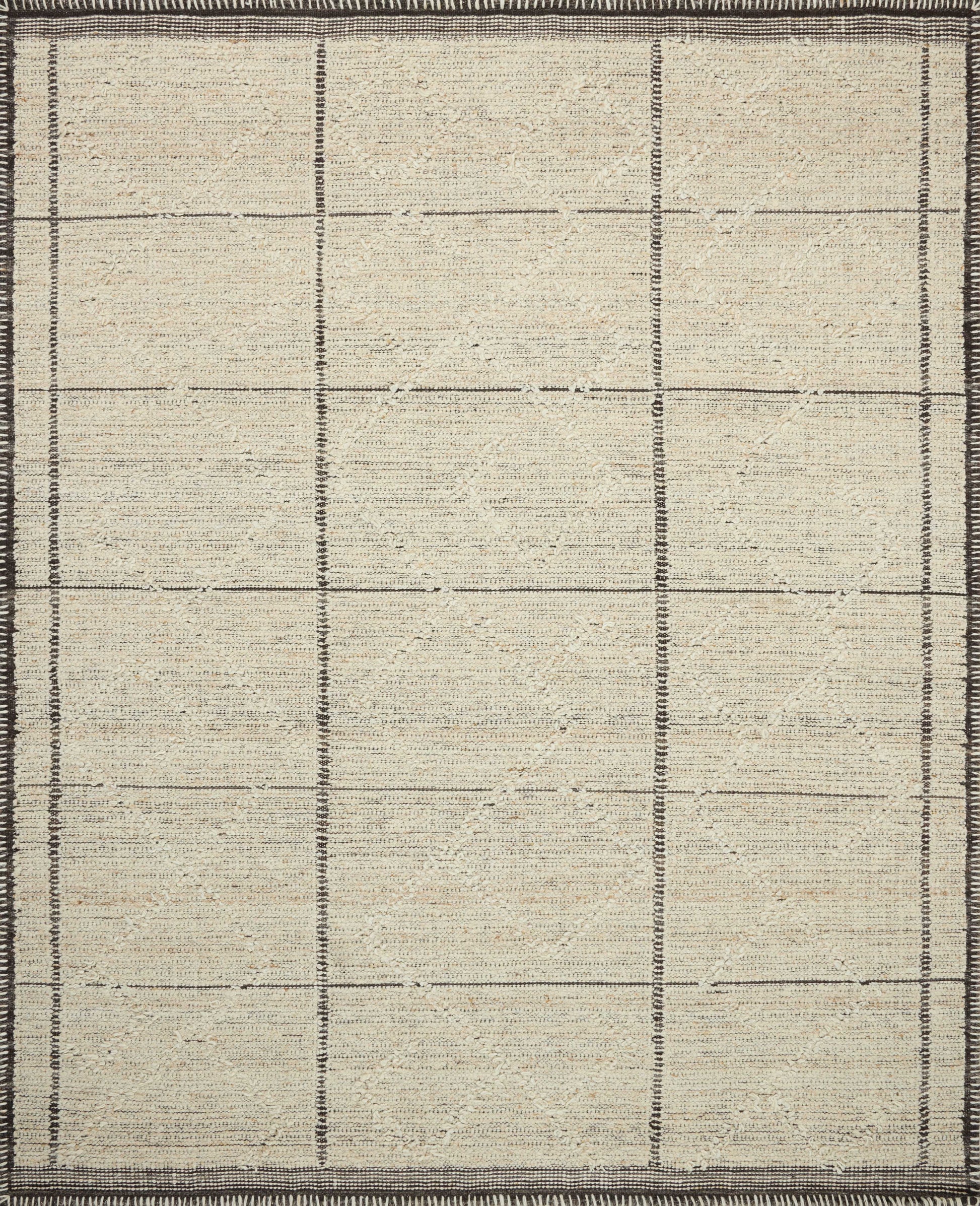 Amber Lewis x Loloi Bowie  Ivory Mocha Transitional