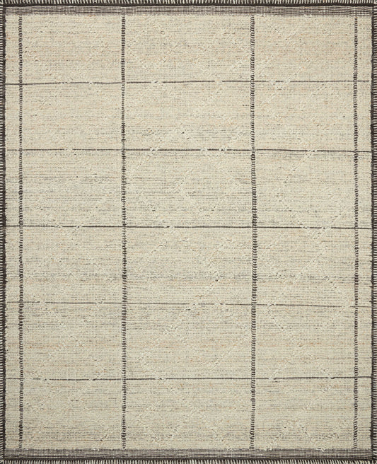 Amber Lewis x Loloi Bowie  Ivory Mocha Transitional