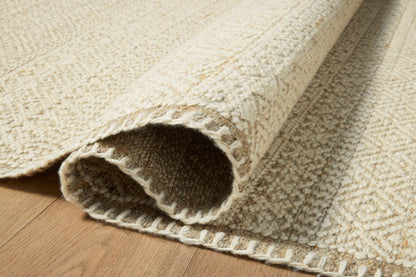 Amber Lewis x Loloi Bowie  Pebble Clay Transitional