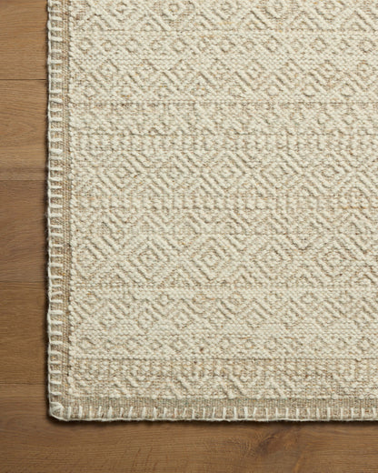 Amber Lewis x Loloi Bowie  Pebble Clay Transitional