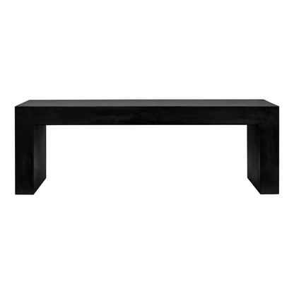 Moes Home Benches Lazarus Black Contemporary Furniture