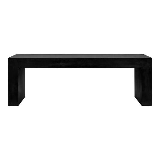 Moes Home Benches Lazarus Black Contemporary Furniture