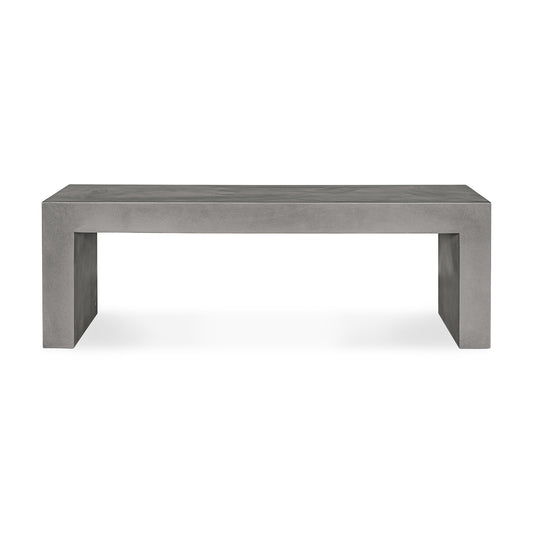 Moes Home Benches Lazarus Grey Contemporary Furniture