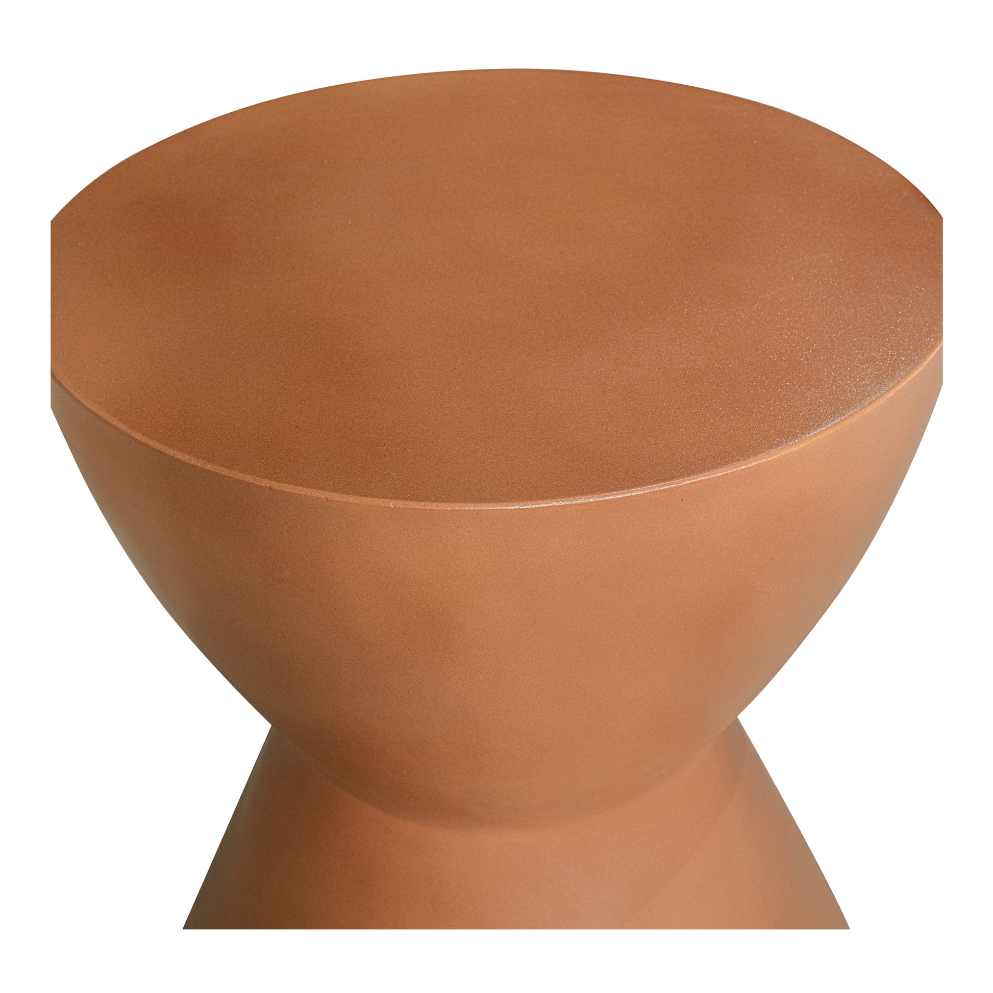 Moes Home Outdoor Stools Hourglass Orange Contemporary Furniture