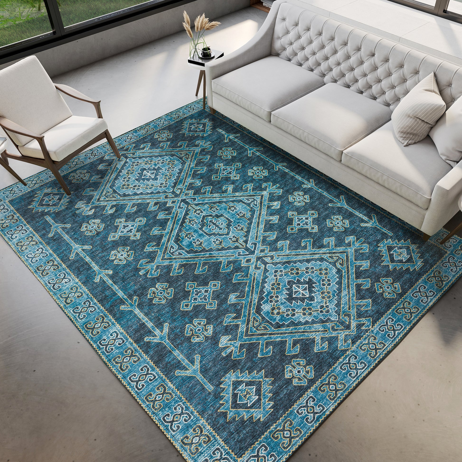Dalyn Rugs Brisbane  Navy  Casual