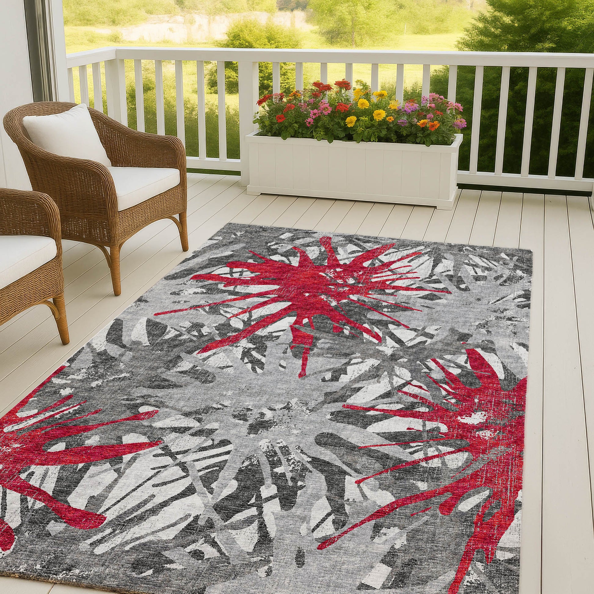 Dalyn Rugs Brisbane  Scarlet  Casual
