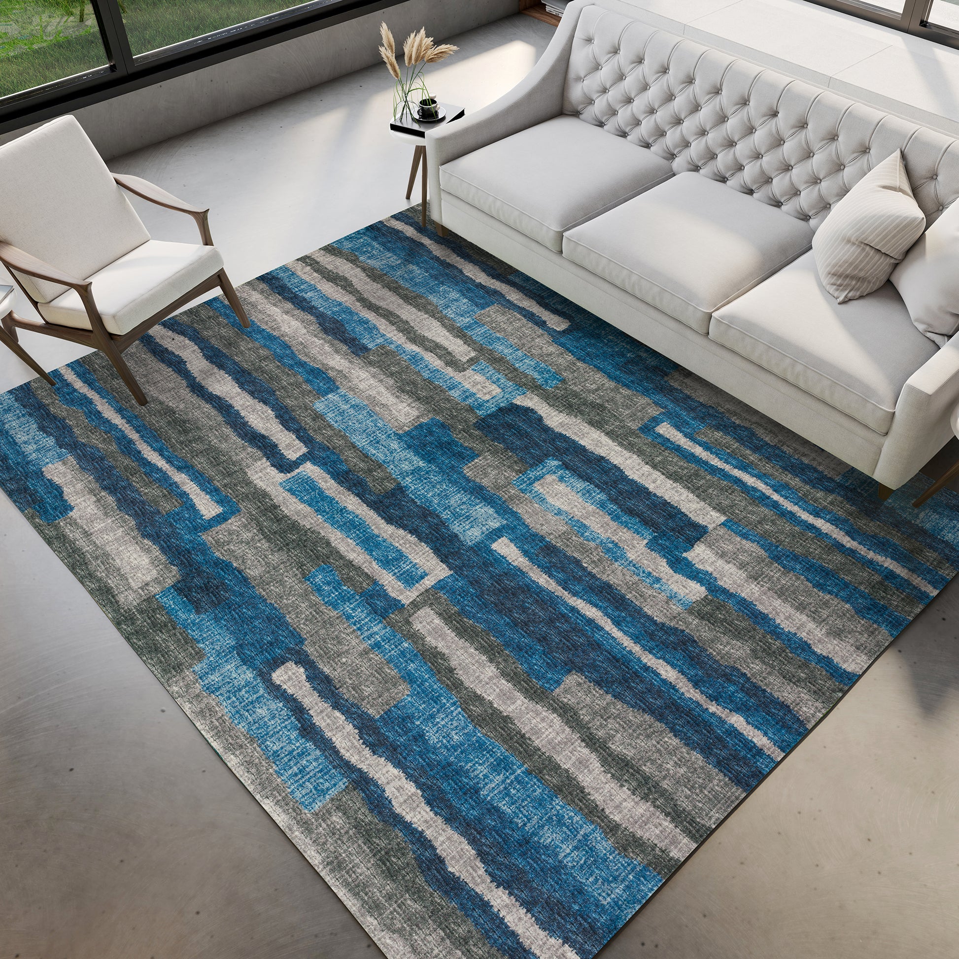 Dalyn Rugs Brisbane  Navy  Casual