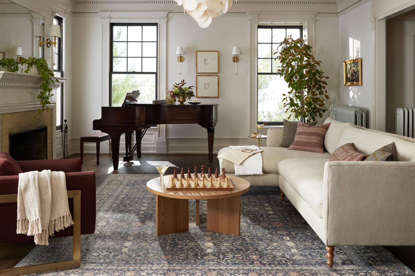 Jean Stoffer x Loloi Bradbury  Midnight  Multi Contemporary