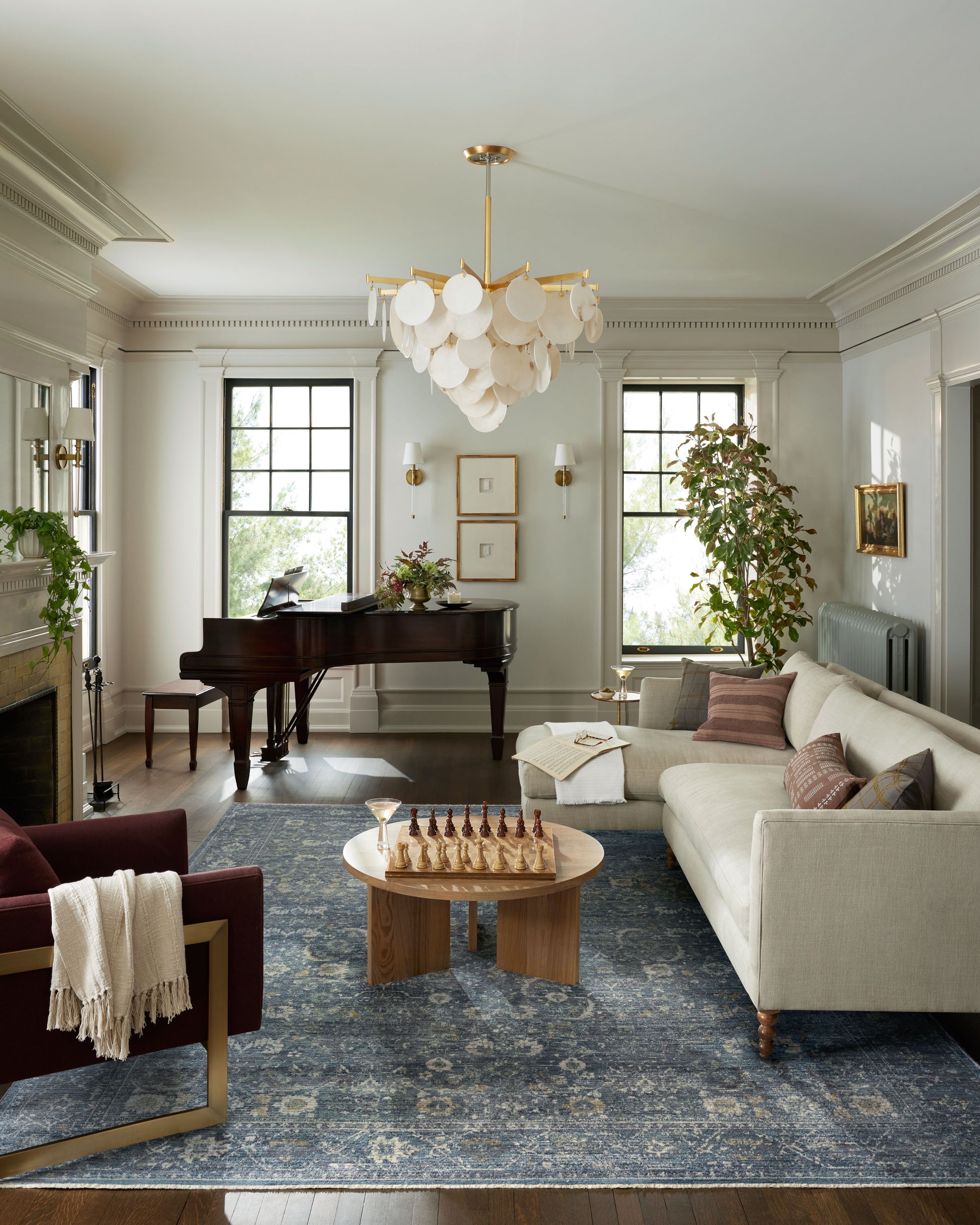 Jean Stoffer x Loloi Bradbury  Ocean Gold Contemporary