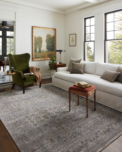 Jean Stoffer x Loloi Bradbury  Grey Multi Contemporary