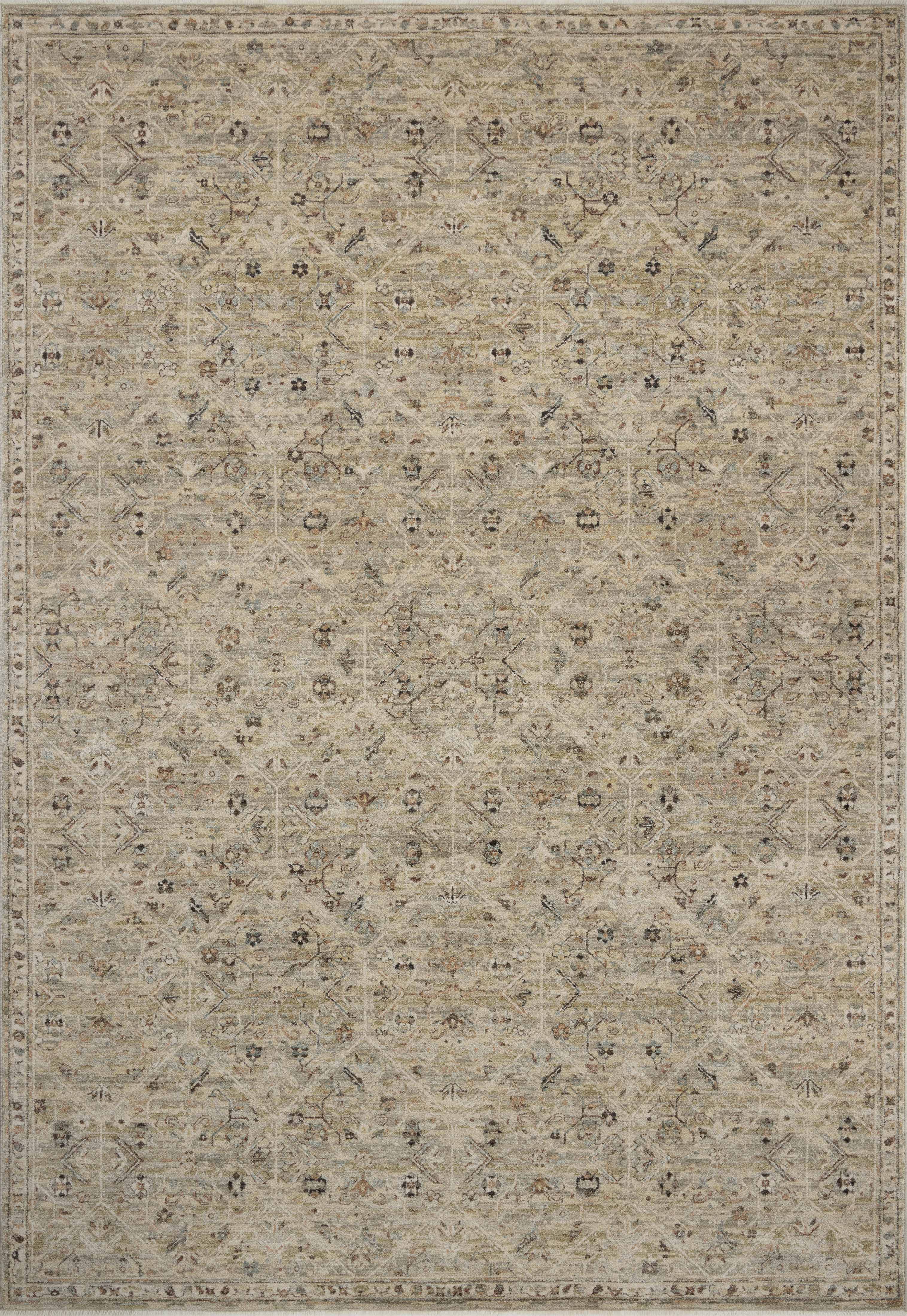 Loloi Briar BRR-03 Silver Moss Traditional Power Loomed Rug