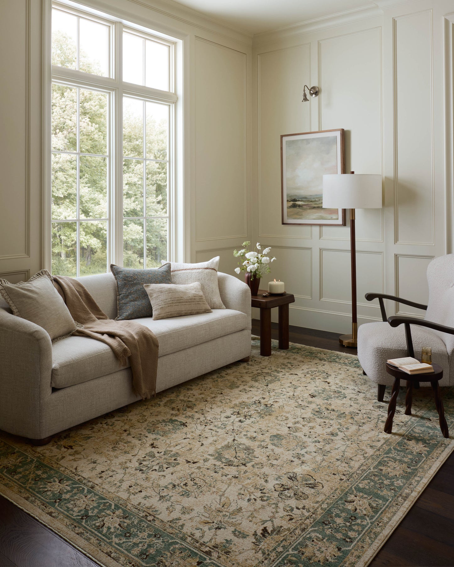 Loloi Briar  Ant.Ivory Blue Traditional