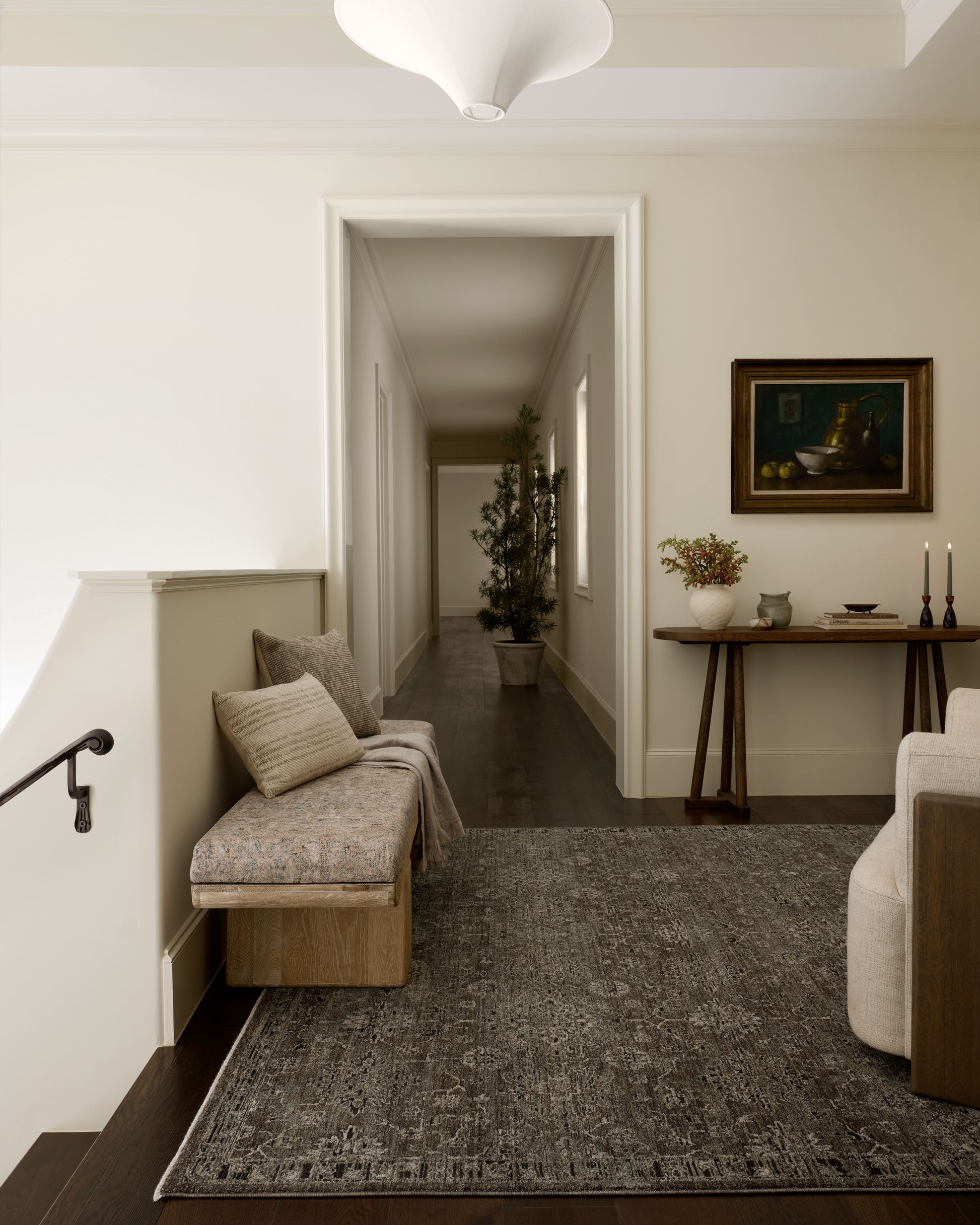 Loloi Briar  Bark Lagoon Traditional