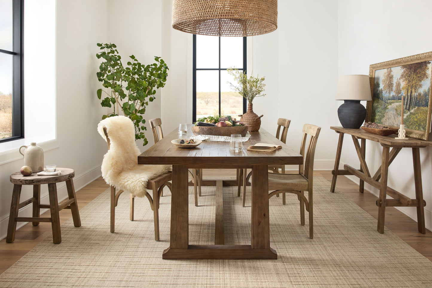 Loloi Brooks  Oatmeal  Contemporary