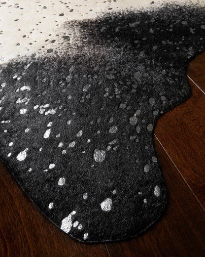 Loloi II Bryce  Black Silver Contemporary