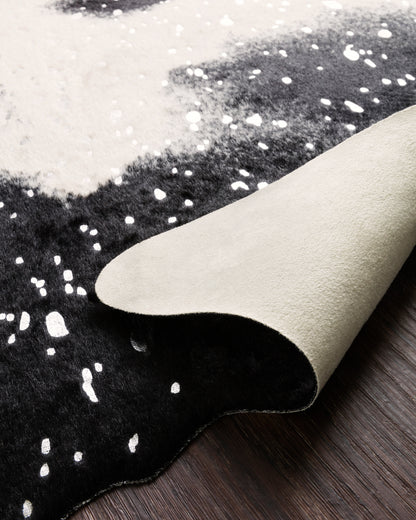 Loloi II Bryce  Black Silver Contemporary