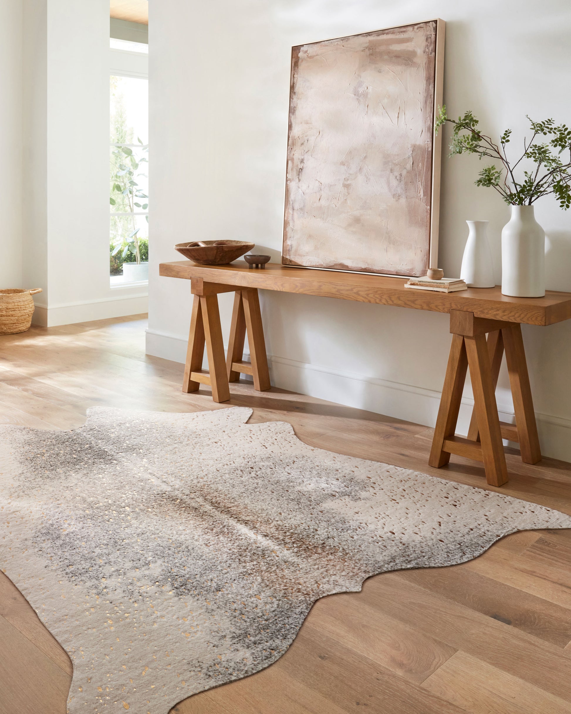 Loloi Bryce  Pewter Gold Contemporary